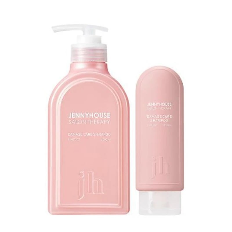 サロンセラピー ダメージケア シャンプー 500ml+100ml / 韓国 人気 大容量 頭皮ケア 臭い フケ 保湿 ケラチン タンパク質 シャンプー
