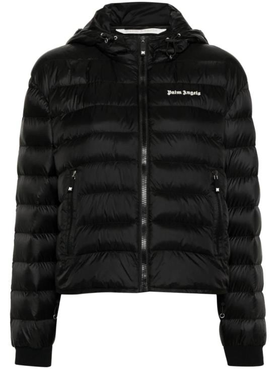 PALM ANGELS Women Bubble Jackets PWED026S24FAB001 1003 Black