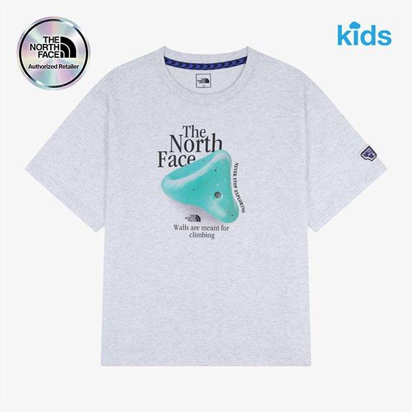 [ノースフェイス公式] キッズアップホールド半袖Tシャツ NT7US02T_HGY