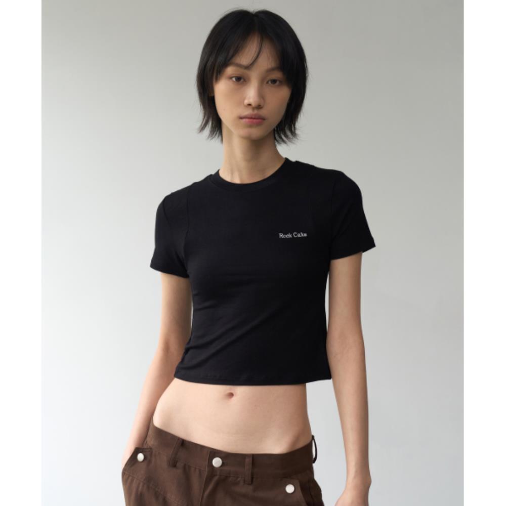 ROCKCAKE Ribbed Mix Top Black RC25TP18000BK