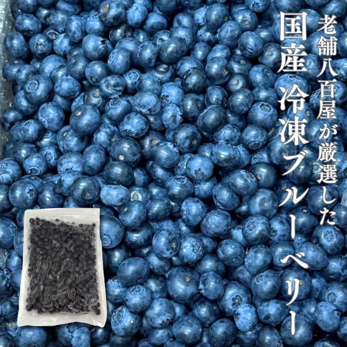 ブルーベリー 冷凍 国産 訳あり 長野県産 2kg (500g x 4) ご家庭用 果実 7,482円