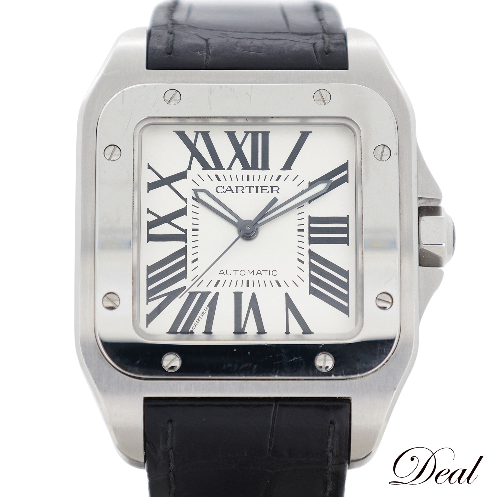 カルティエ サントス100 LM W20073X8 メンズ 腕時計