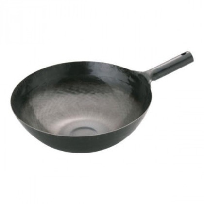 山田工業所 鉄 打出片手中華鍋(板厚1.2mm) 36cm ATY9136