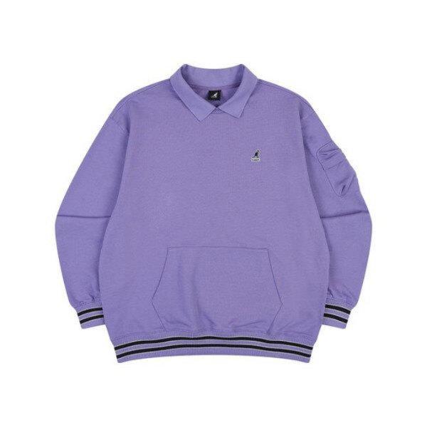 長袖Tシャツ CQK KQFC-RT17630PU カレッジアスリートスウェットシャツ 1763 パープル
