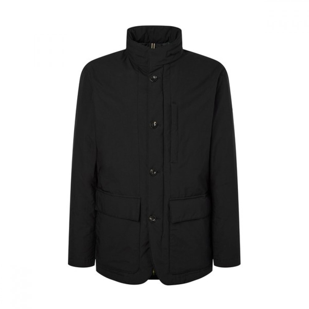 (ヘッジズ) 24FW ネイビーコットンダウンジャケット HZJA4D471N2