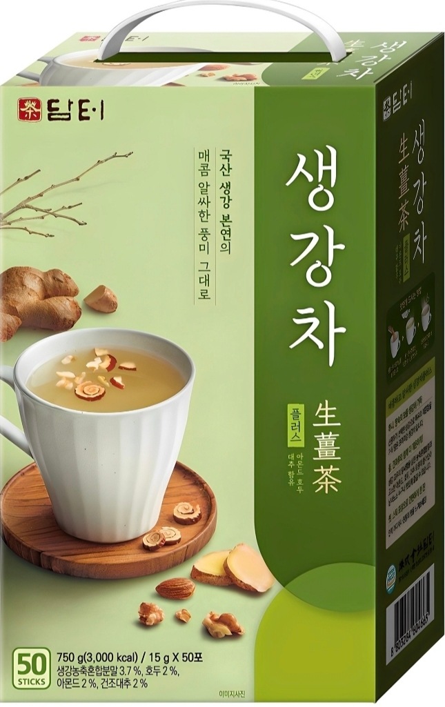 (韓国食品) 15g*50個*3box / 生姜茶/ GINGERTEA / 韓国茶/ スティック生姜ミックス茶/ 粉末状/ 健康飲料/ 韓国伝統茶/ 韓国料理飲料/ 韓国おやつ / 茶 / 健康茶