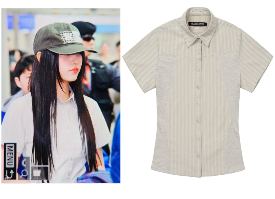 [NEWJEANS HAERIN) Half Sleeve Hiking Shirt(2color)