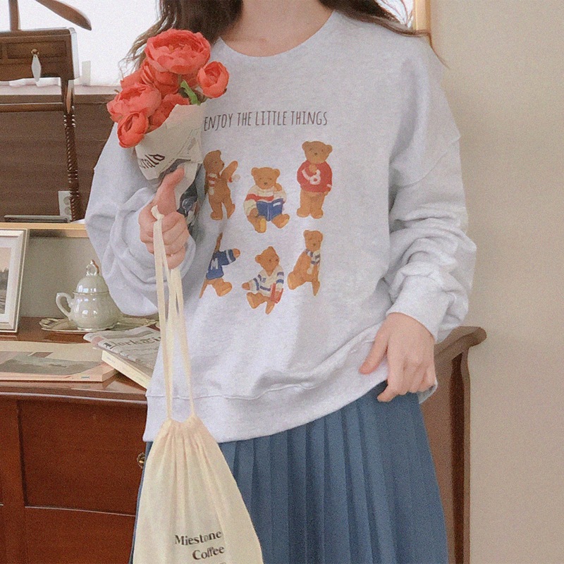 ニットベアトレーニングTシャツ