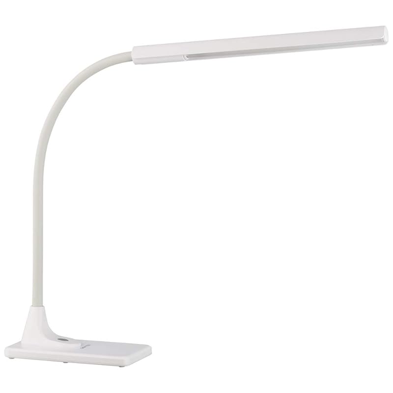 即納：GENTOS(ジェントス) LEDデスクライト 目にやさしい 卓上 スタンドライト 650ルーメン ホワイト DK-R170WH 5,248円