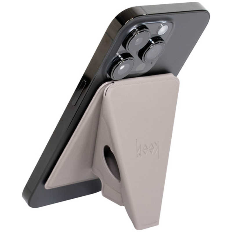 有本開発　Mag Safe対応グリップスタンド beak Mag ヒューマン・ネーチャーズ イーグル・アッシュ　beak-009