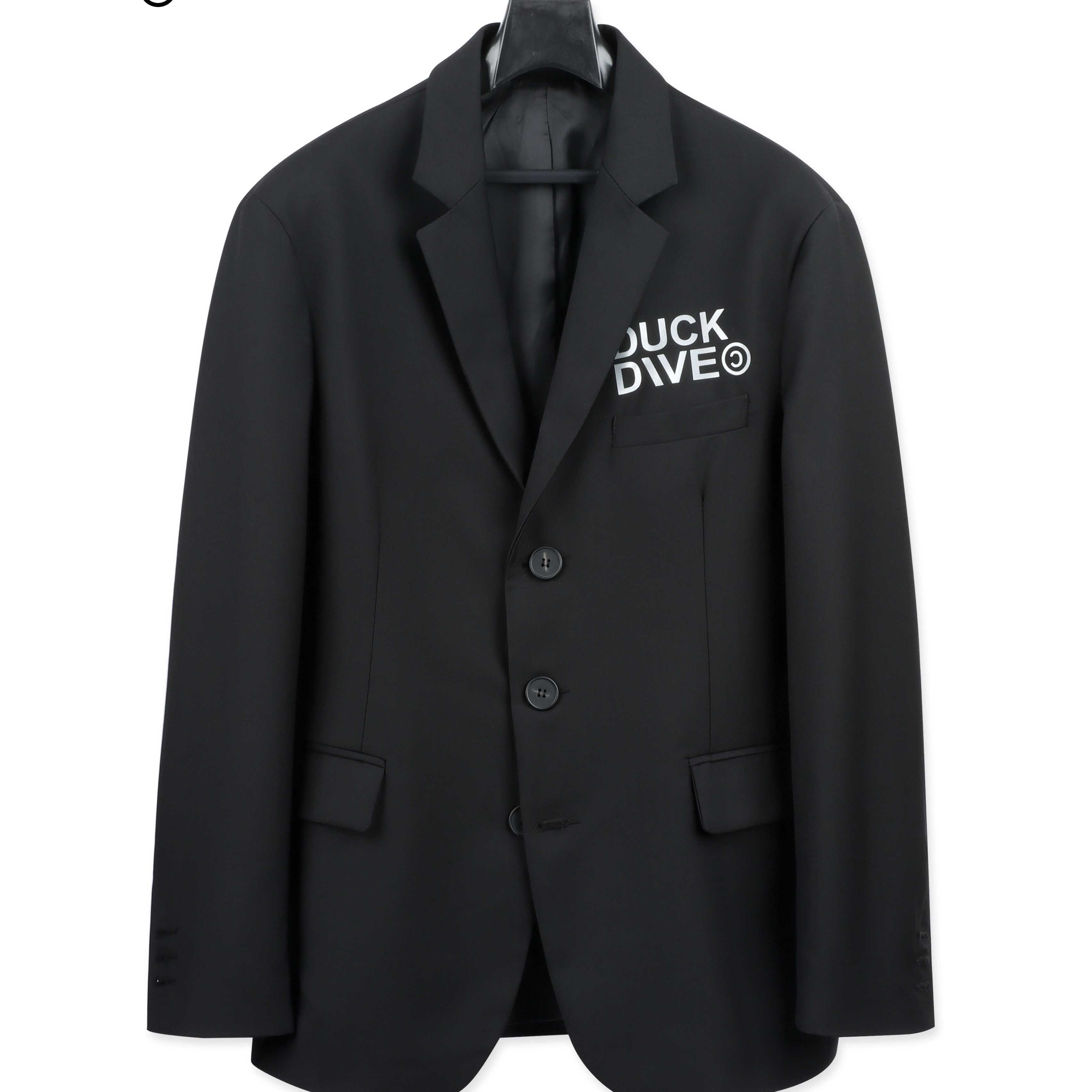 LOGO SCOTCH SINGLE BLAZER（BLACK）