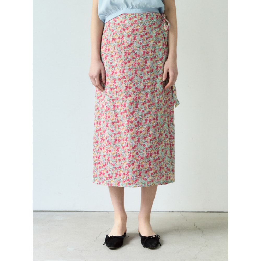 SIENNE メルローズラップスカート (ピンク)