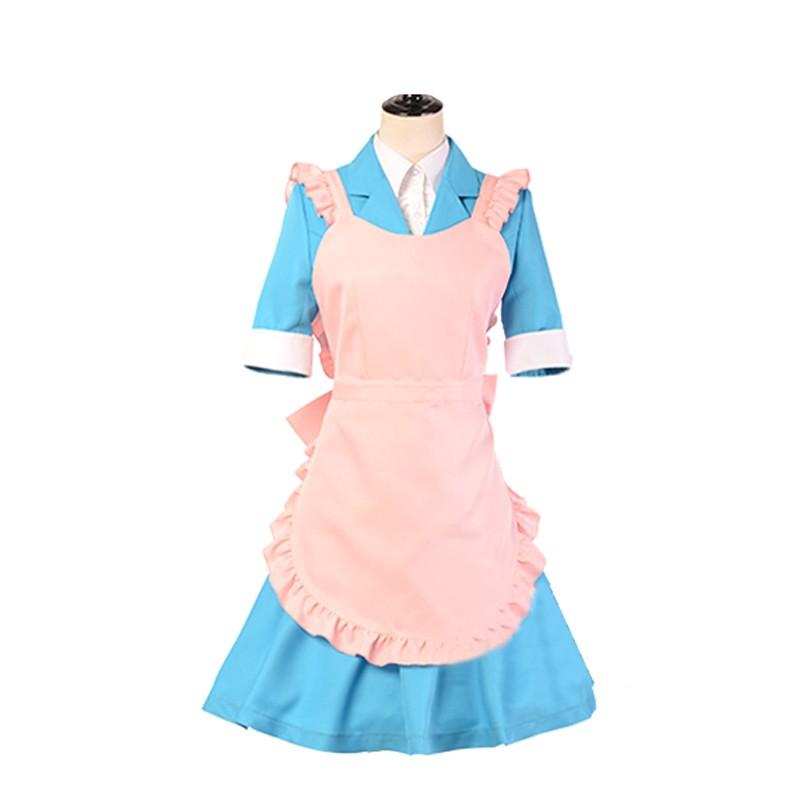 ダンガンロンパ3 -The End of 希望ヶ峰学園- 絶望編 メイド服 雪染 ちさ ゆきぞめ ちさ 風 コスプレ衣装 演出服 変装 cosplay 仮装 二次会 イベント パーティー