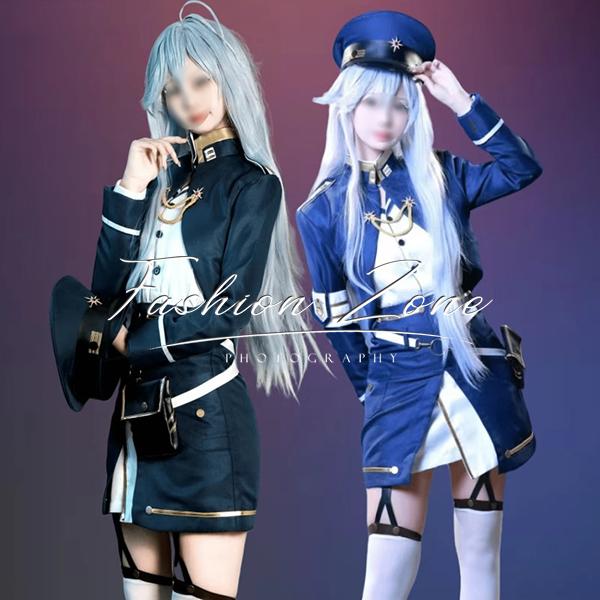 [数量限定]最安値に挑戦86―エイティシックス―風 ヴラディレーナ・ミリーゼ 制服 コスプレ衣装 ウィッグ 靴 cosplay ハロウィン 演出服 変装