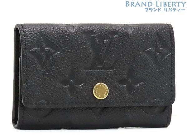 未使用ルイヴィトンモノグラムアンプラントミュルティクレ66連キーケースキーリングキーホルダーブラックM64421