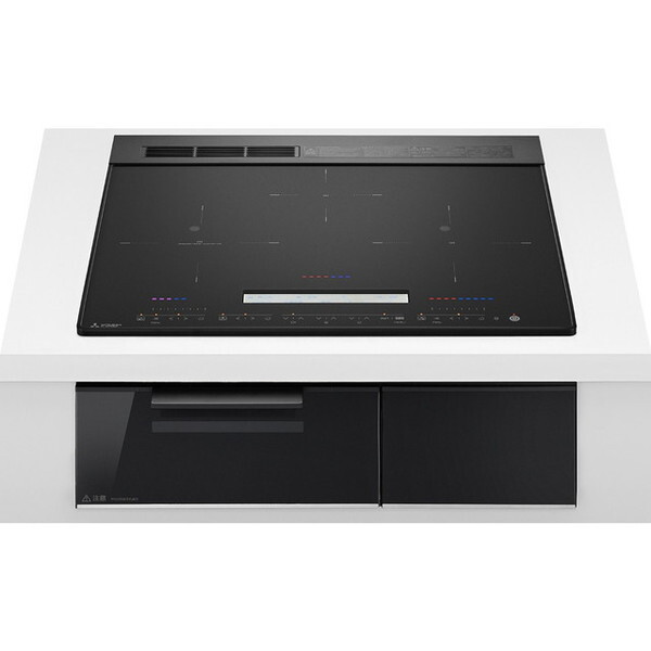 CS-A206-B マットブラック/クリアブラック CROSS+TOPシリーズ ビルトインIHクッキングヒーター (60cm幅・IH3口・単相200V)