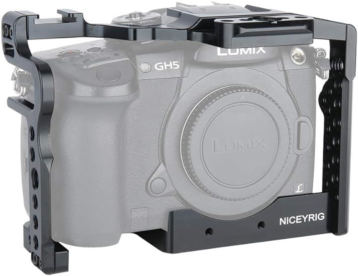 カメラケージ Panasonic Lumix GH5M2 / GH5II GH5S/ 専用 拡張カメラケージ拡張撮影設備 アクセサリー 滑り止ゴム付き 軽量( GH5 ケージ-191)