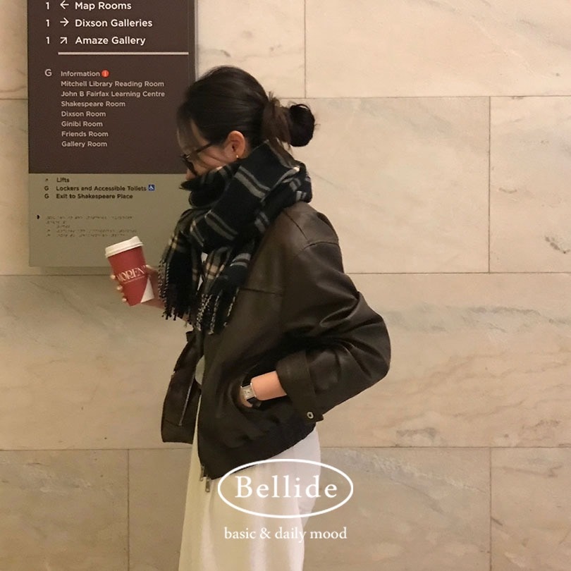 [MADE] リニューアルverムースブルゾンレザージャケット jk1141