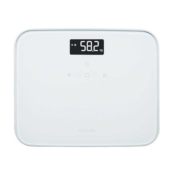 エレコム ELECOM ヘルスメーター ECLEAR Plus ストーンホワイト HCS-S02WH