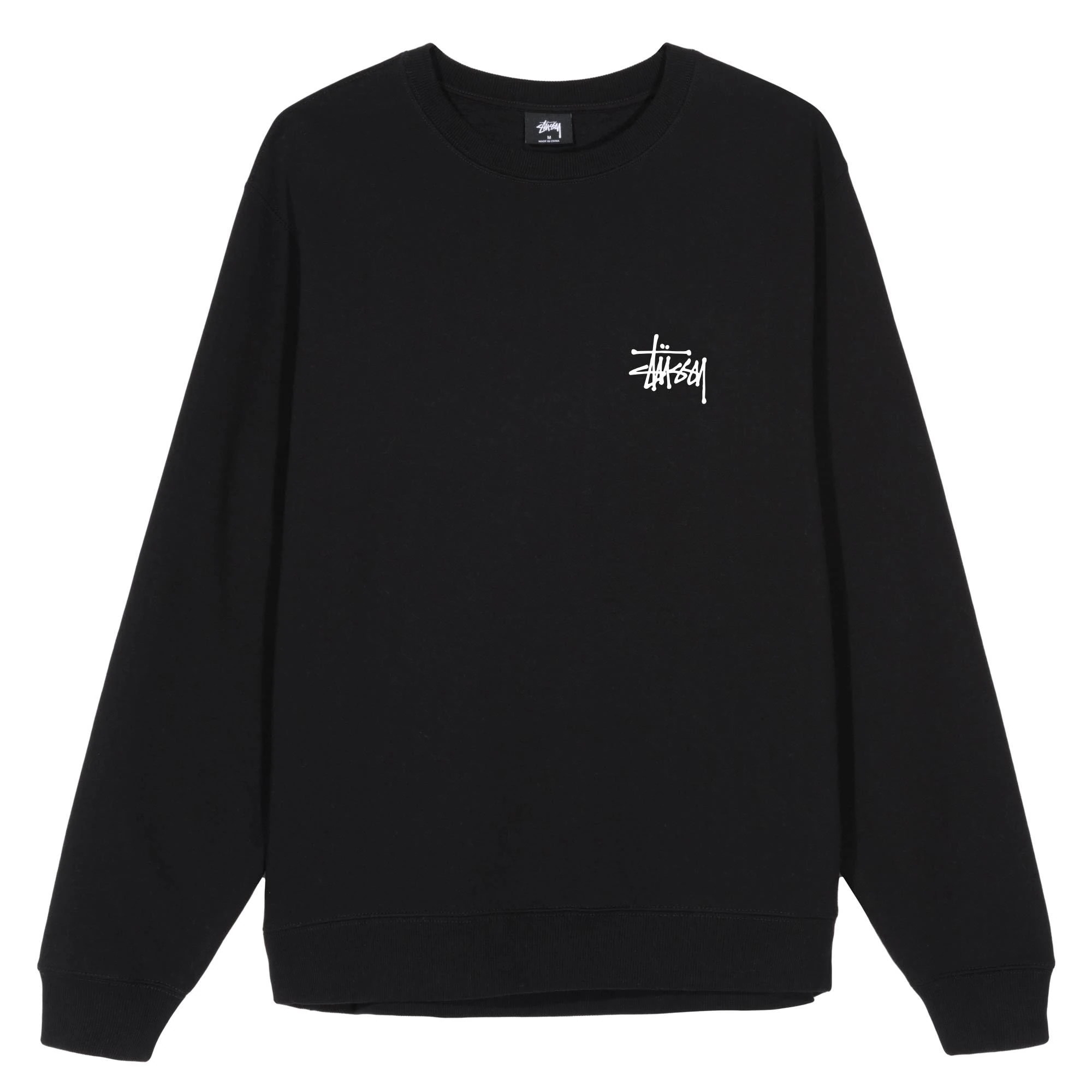 STUSSY BASIC STUSSY CREW 1914762 裏起毛 スウェット トレーナー 並行輸入品