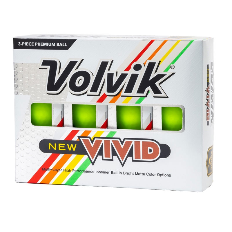 ボルビック VV5PNA04-30-DZ VIVID (ビビッド) ゴルフボール 1ダース 12個入り（グリーン） VV5PNA0430DZ