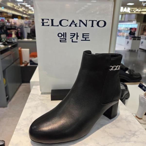 HC06ラムスキンストレッチアンクルブーツ5cm起毛 LCWA60U54C19 (42589500)