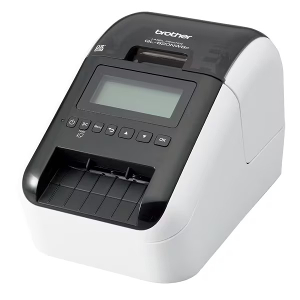 ブラザー 感熱ラベルプリンター 有線LAN Wi-Fi Bluetooth QL-820NWBc