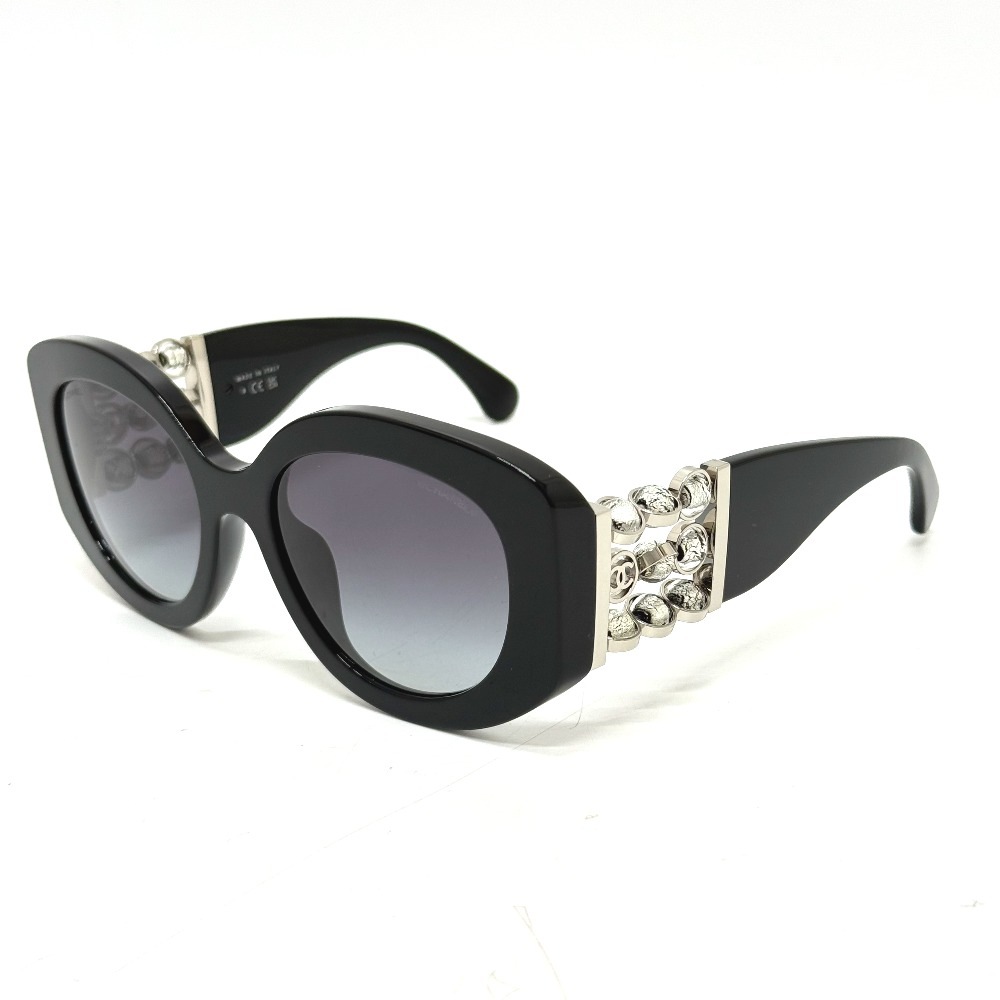 サングラス 5543-HA ヴェネチアン オーバル シェイプ アイウェア 小物 プラスチック ブラック