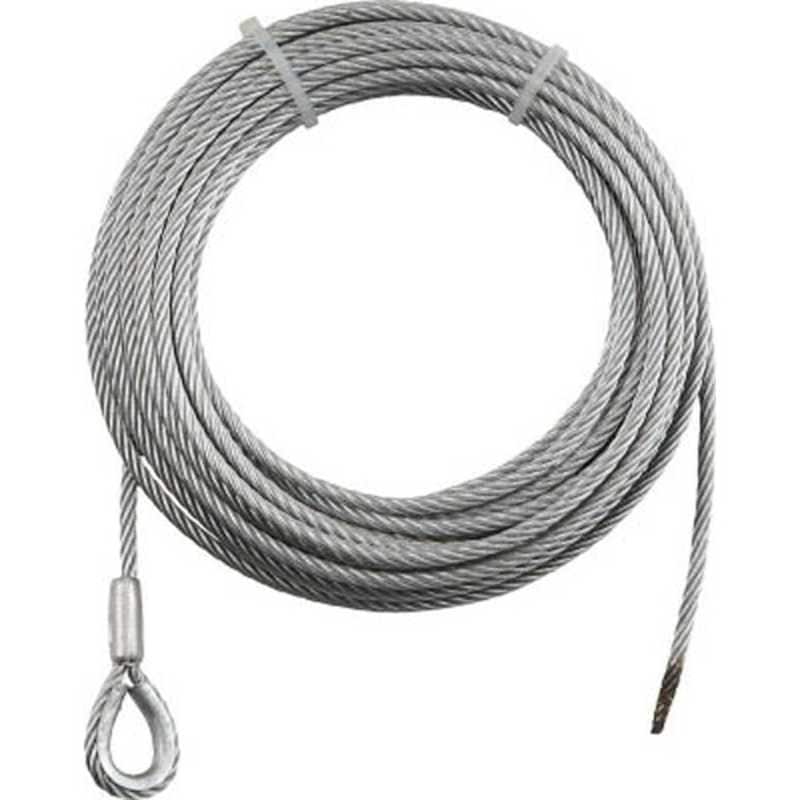 トラスコ中山　TRUSCO 手動ウインチ用ワイヤーΦ9×40M用(シンブル入りロック加工)　WWS9-40
