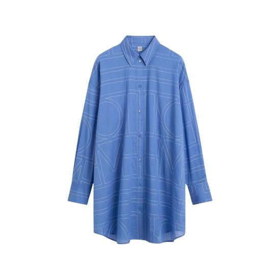 TOTEME Women Shirts 253 WRD0254 FB0239 276 CABAL BLUE