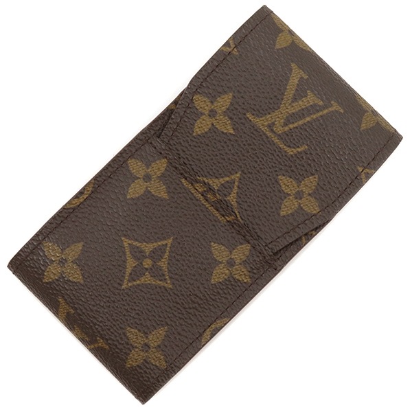 ルイヴィトン LOUIS VUITTON シガレットケース エテュイ シガレット ケース モノグラムキャンバス モノグラム 茶 タバコ入れ M63024 CT1916 【箱】【中古】