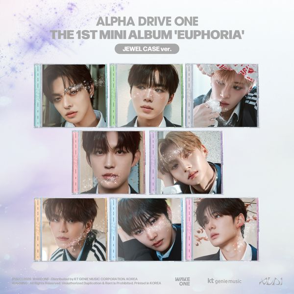 [8種セット] (JEWEL CASE Ver.) ALPHA DRIVE ONE THE 1ST MINI ALBUM EUPHORIA ALD1 アルファドライブ 韓国チャート反映 8,784円