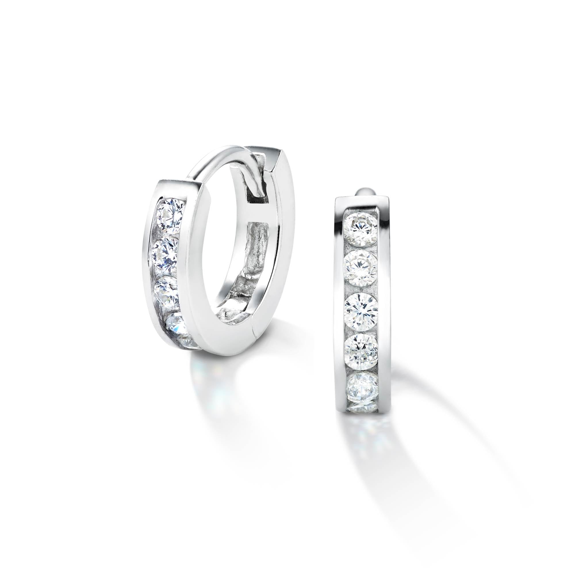 Gift from New York フープピアス レディース プラチナ K18 ピンクゴールド 加工 揺れる ピアス エタニティ 金属アレルギー対応 ブランド 女性