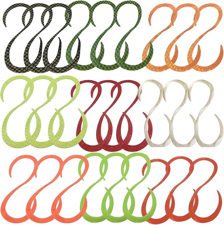 タイラバスカート 鯛ラバ ネクタイ ショアラバ ナノラバ ロング ラバージグ スピナー ルアー 自作 全色セット 9色各3本(マルチカラー, フリー)