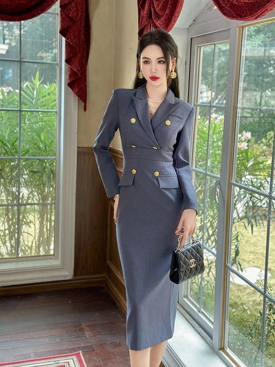 2024春 スーツワンピース 通勤 ドレス パーティー 着痩せ 大人 お呼ばれ 同窓会 披露宴 卒業式 結婚式 ウェディング 二次会 成人式 5,393円