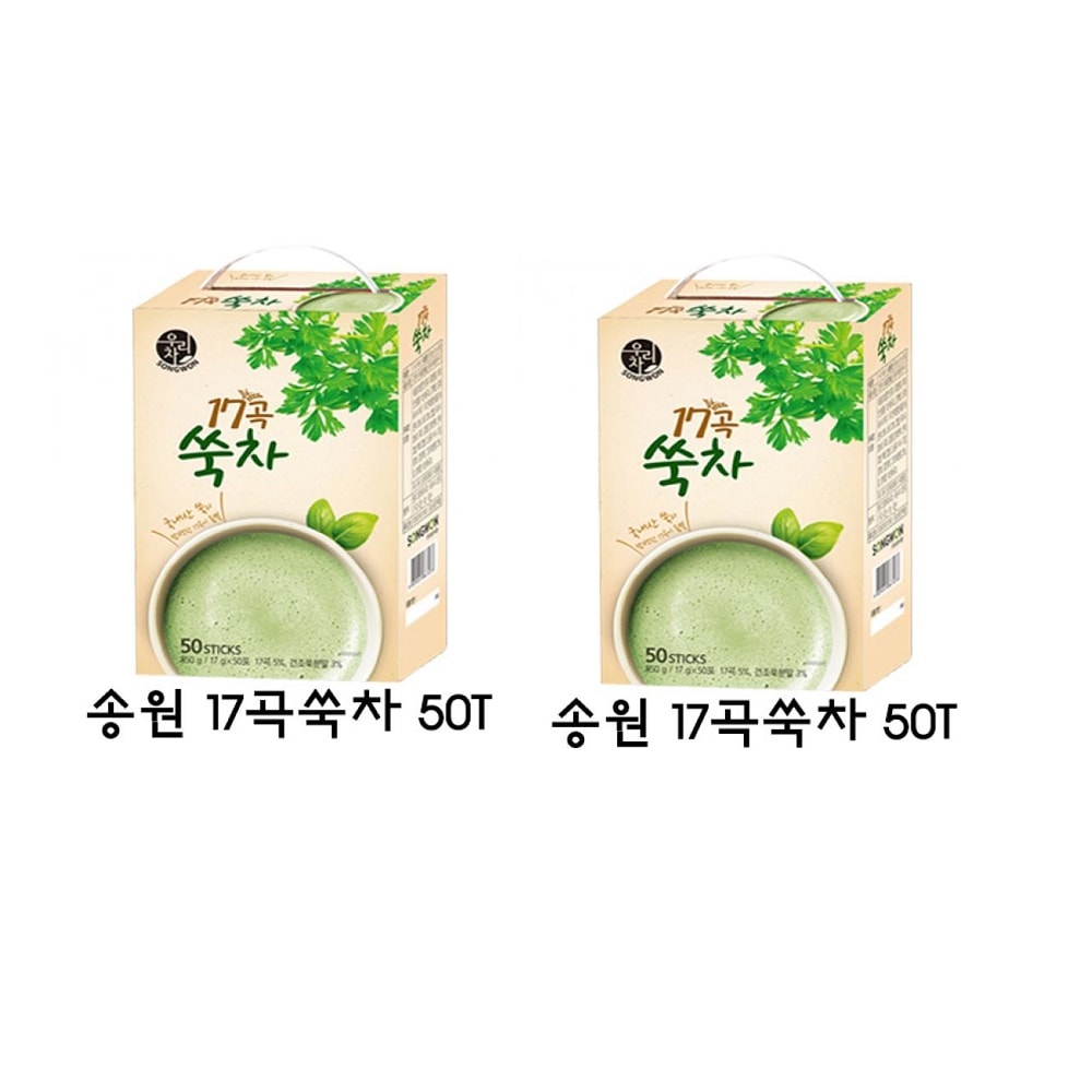 韓国-K MEAL- 様々な穀物と共に ソンウォン17穀 よもぎ茶50Tx2-K FOOD