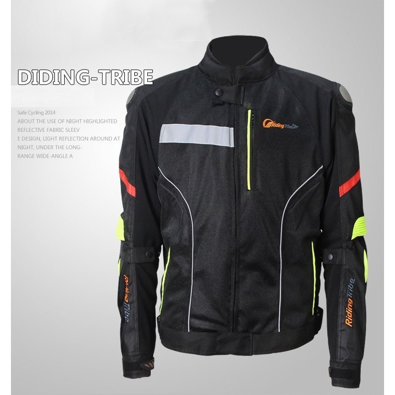 RidingTribe バイクジャケット メッシュ バイク レーシング ライダースジャケット プロテ