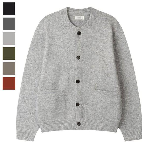 メンズアルテラウンドポケットボタンカーディガン SG-CA-Q084-グレー