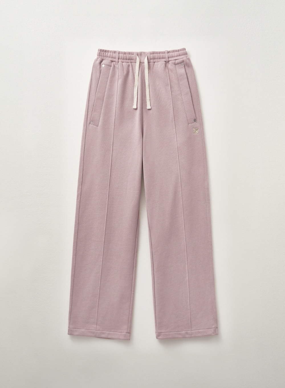【SATUR】 (W) TEO COTTON BANDING SWEATPANTS : VINTAGE ROSE