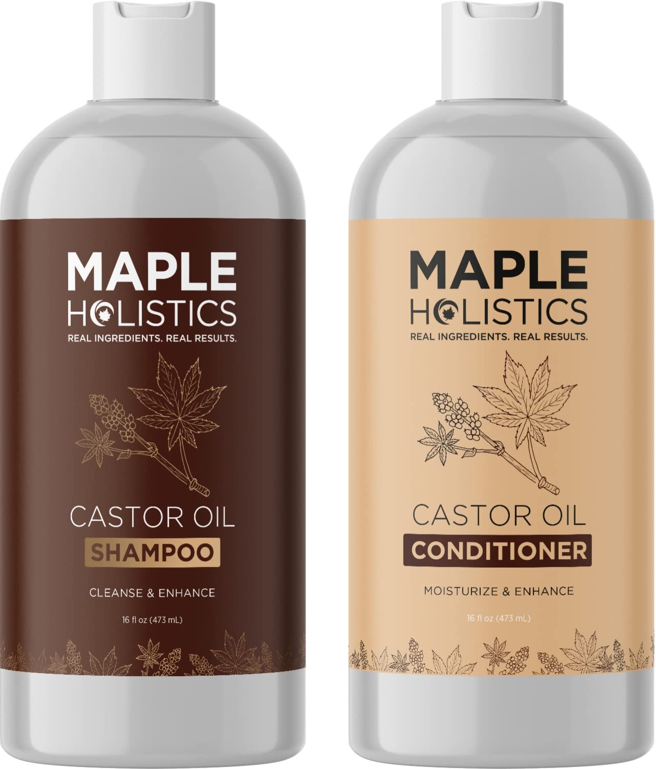 カスターオイルシャンプー&コンディショナーセット-ジャマイカブラックカスターオイルシャンプー&ビオチ