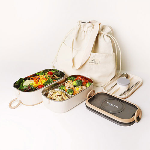 ルイナイン ステン 保温 弁当箱 電子レンジ バッグ セット