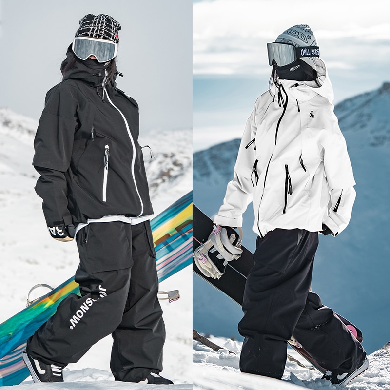 送料無料 スノーボードウェア つなぎ オールインワン 上下セット