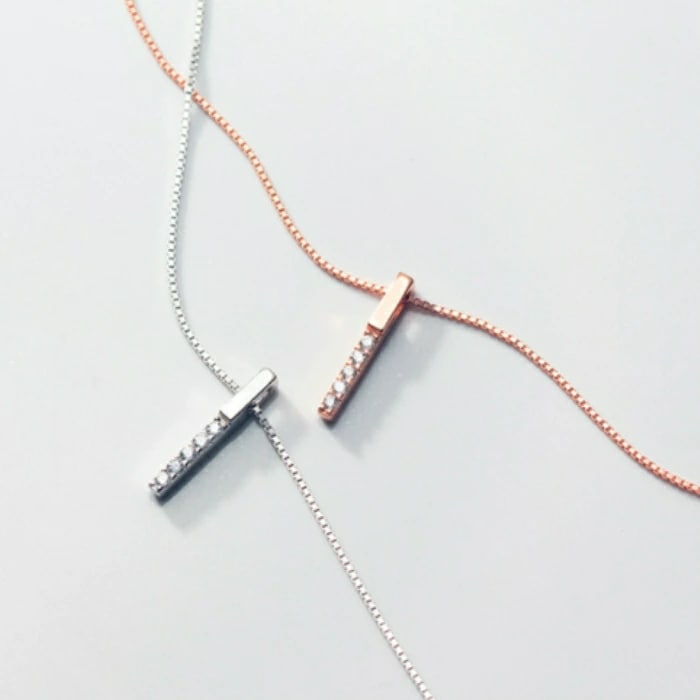 シンプルネックレス レディース シルバー925 silver925 アレルギー対応 プレゼント ネックレス シンプル シルバー ピンクゴールド 小さめ デコルテ 重ね付け 上品 清楚 デイリー カジ