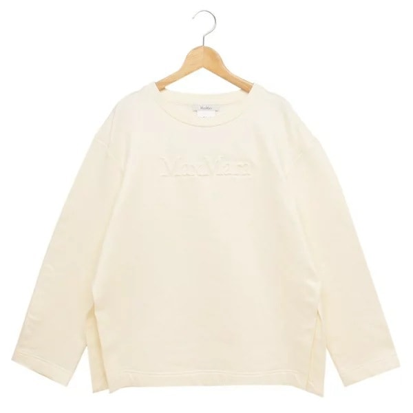 Tシャツ カットソー スウェット バーマ 裏起毛 ホワイト レディース 2521926028600 001