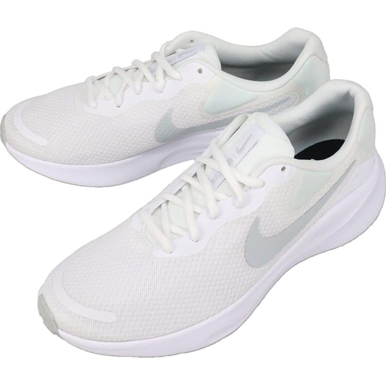 ナイキ NIKE メンズ ロード ランニングシューズ ナイキ レボリューション 7 NIKE REVOLUTION 7 ホワイト/ピュアプラチナム/ホワイト FB2207 100 4,986円