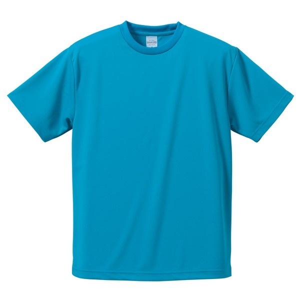 UVカット/吸汗速乾/5枚セット/4.1オンスさらさらドライ Tシャツ ターコイズ ブルー XXXL
