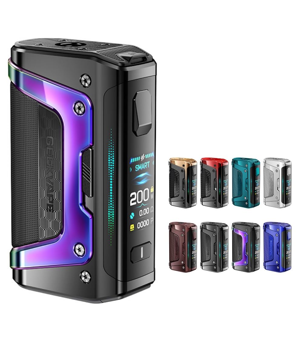 Geek vape Aegis Legend 5 ギークベイプ イージス レジェンド5 Box Mod 200W ボックスモッド 電子タバコ Vape ベイプ (Aurora Rainbow)