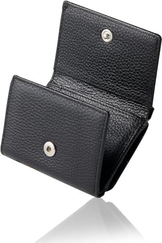 他サイト： [] 財布 ミニ財布 小さい 折りたたみ財布 お札を折らずに収納 メンズ レディース 一粒万倍日 ギフト（ブラック）の商品画像