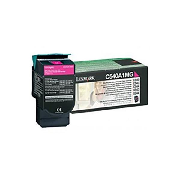 (純正品) LEXMARK トナーカートリッジ (C540A1MG マゼンタ) 1K RPトナー