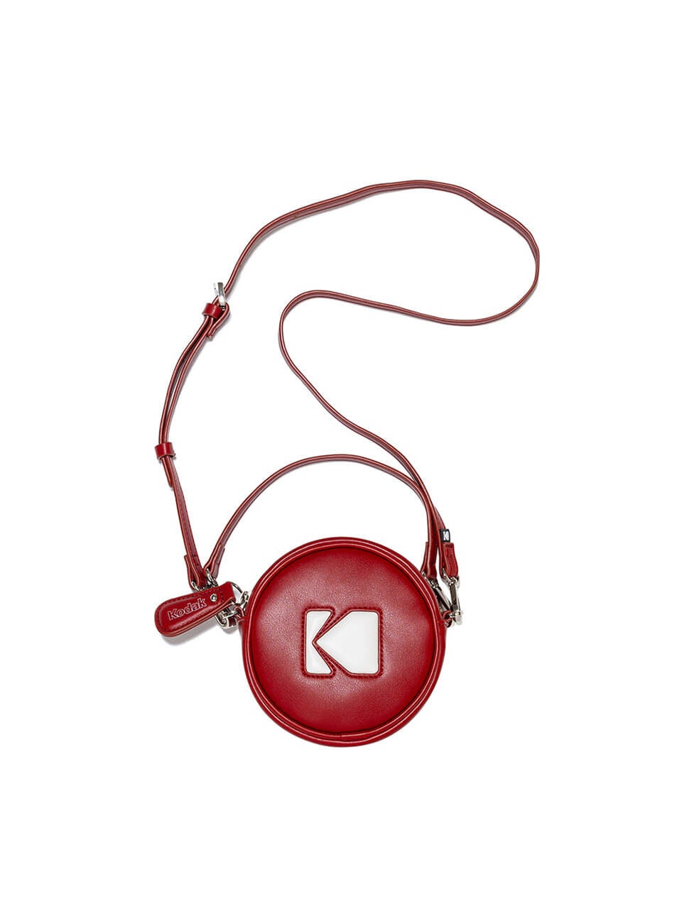 コダックアパレルロゴカラーコインバッグレッド